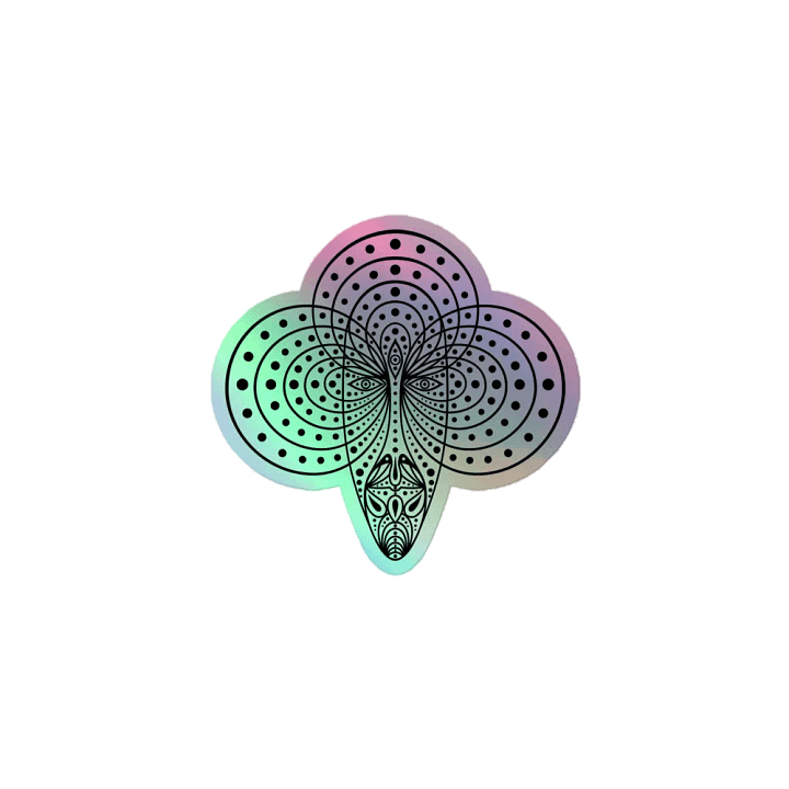 Crystalien – Holographic Kiss-Cut Sticker product image (2)