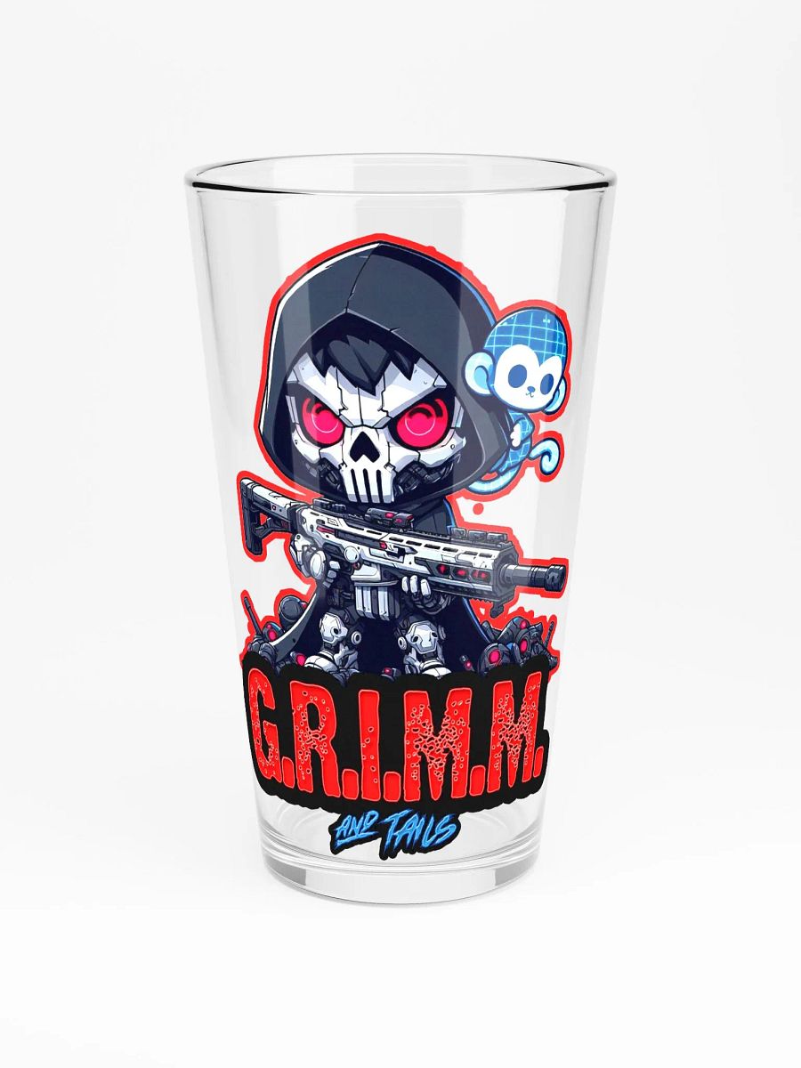 G.R.I.M.M. and Tails Shaker Pint Glass product image (3)