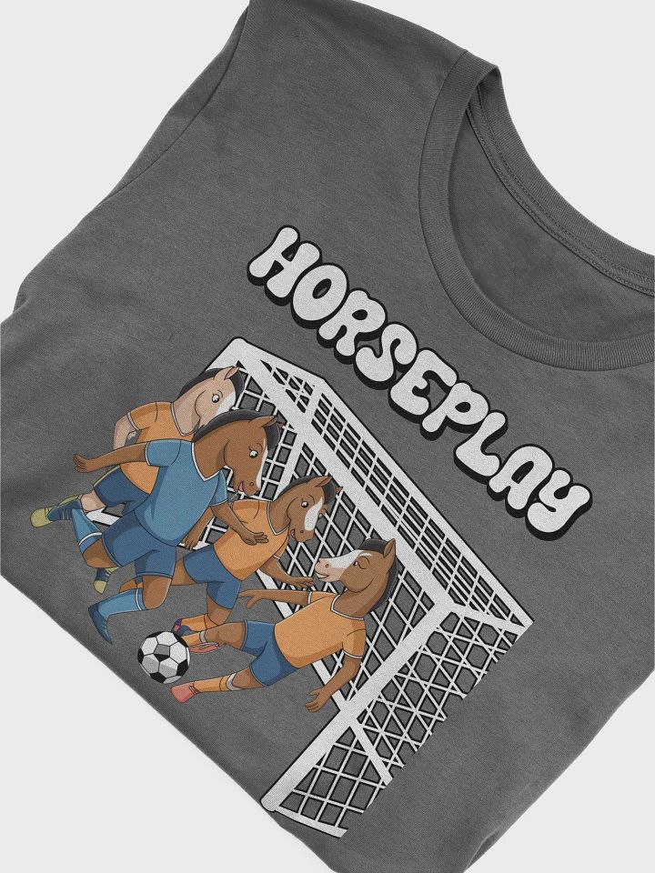 Horseplay - Horses Playing Soccer - Funny Wordplay T-shirt product image (2)