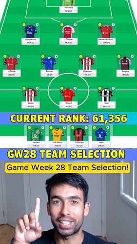My team selection for FPL GW28, including my captaincy decision!
Like and Subscribe if you enjoy the video: https://www.youtu...