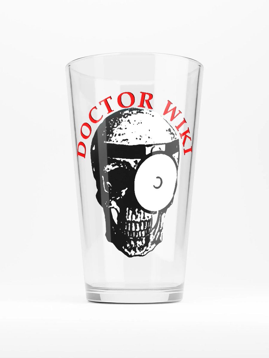 Doctor Wiki Pint Glass product image (1)