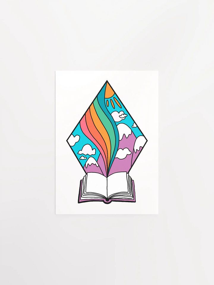 Books Open Your World Up Art Print product image (4)