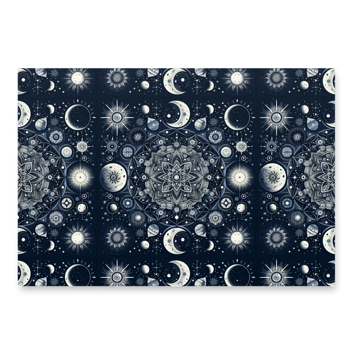 Wrapping Paper Sheets (3): Lunar product image (1)