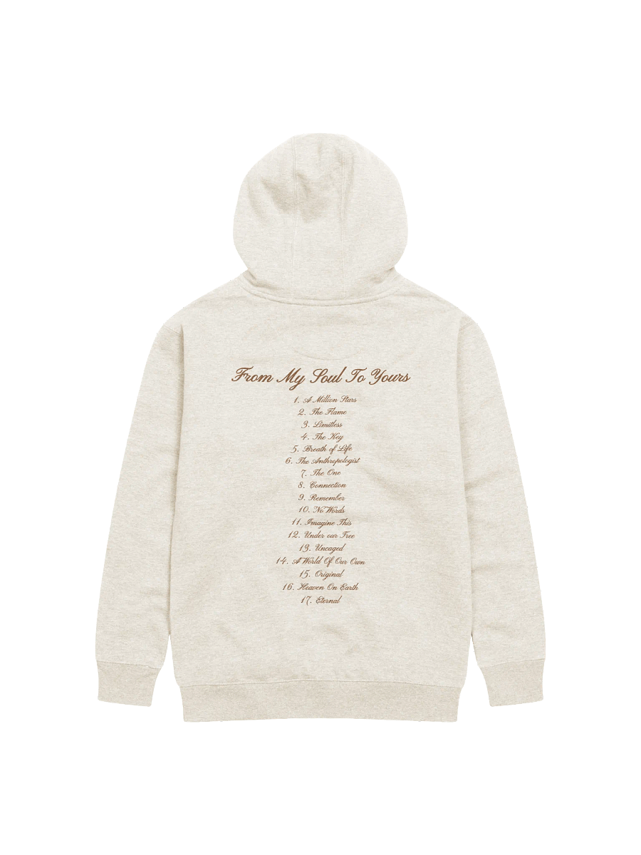 "From my soul to yours" Tan Hoodie product image (2)