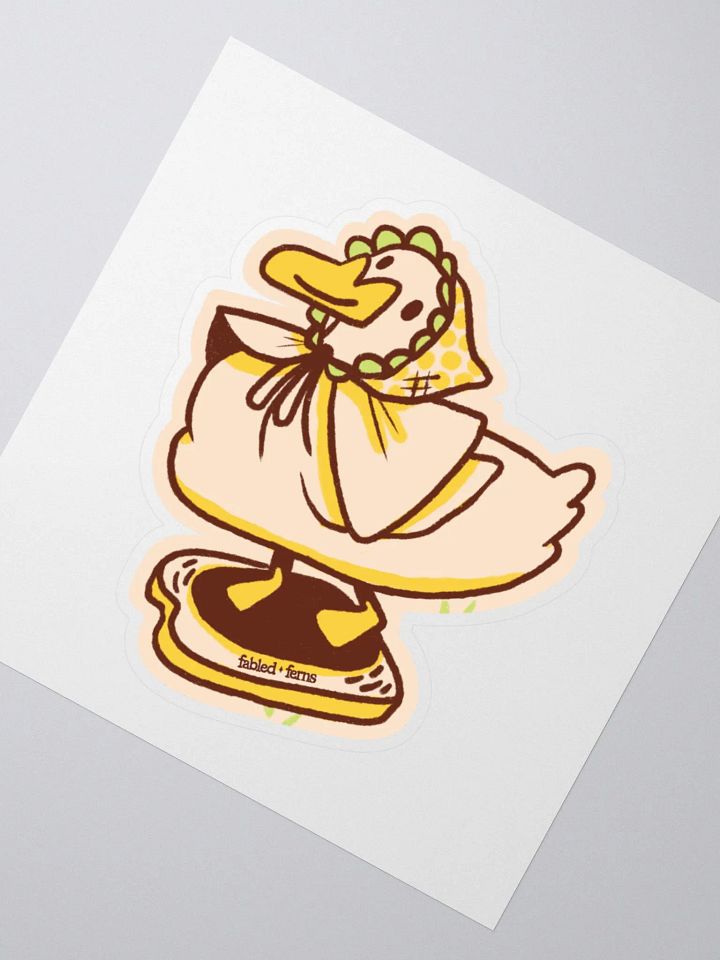 DUCK ON TOAST Sticker product image (6)