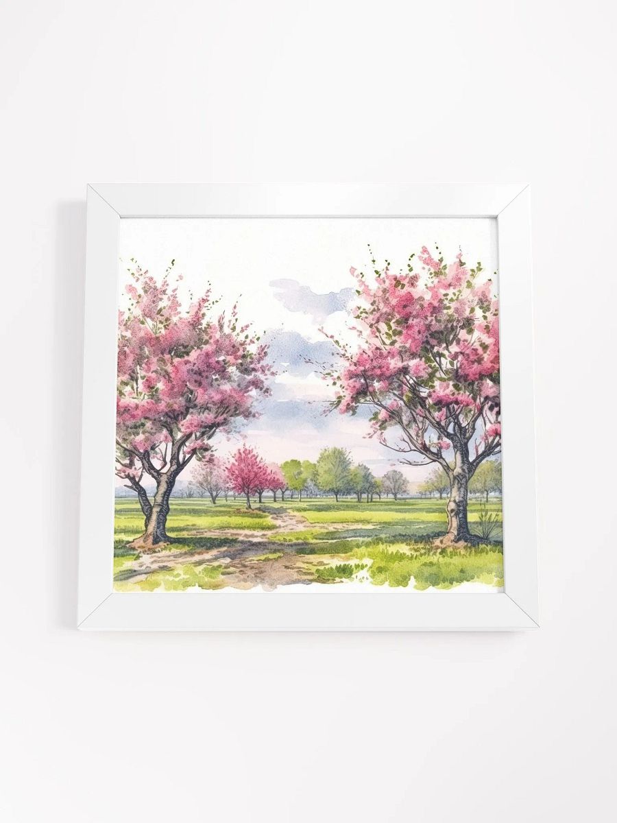 Cherry Orchard Watercolor Wall Art product image (4)