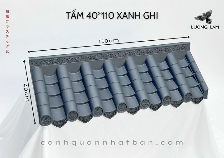 Japanese Style Plastic Tile Roof - 40*110cm product image (1)