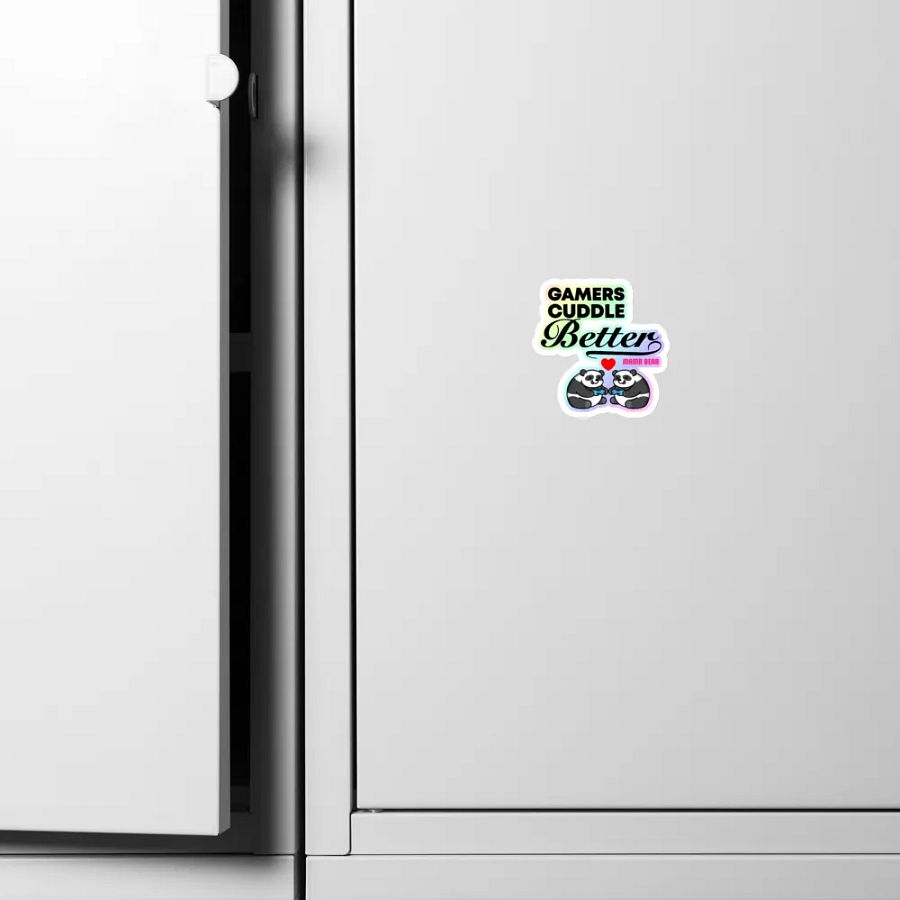 Gamers Cuddle Better Magnet product image (6)