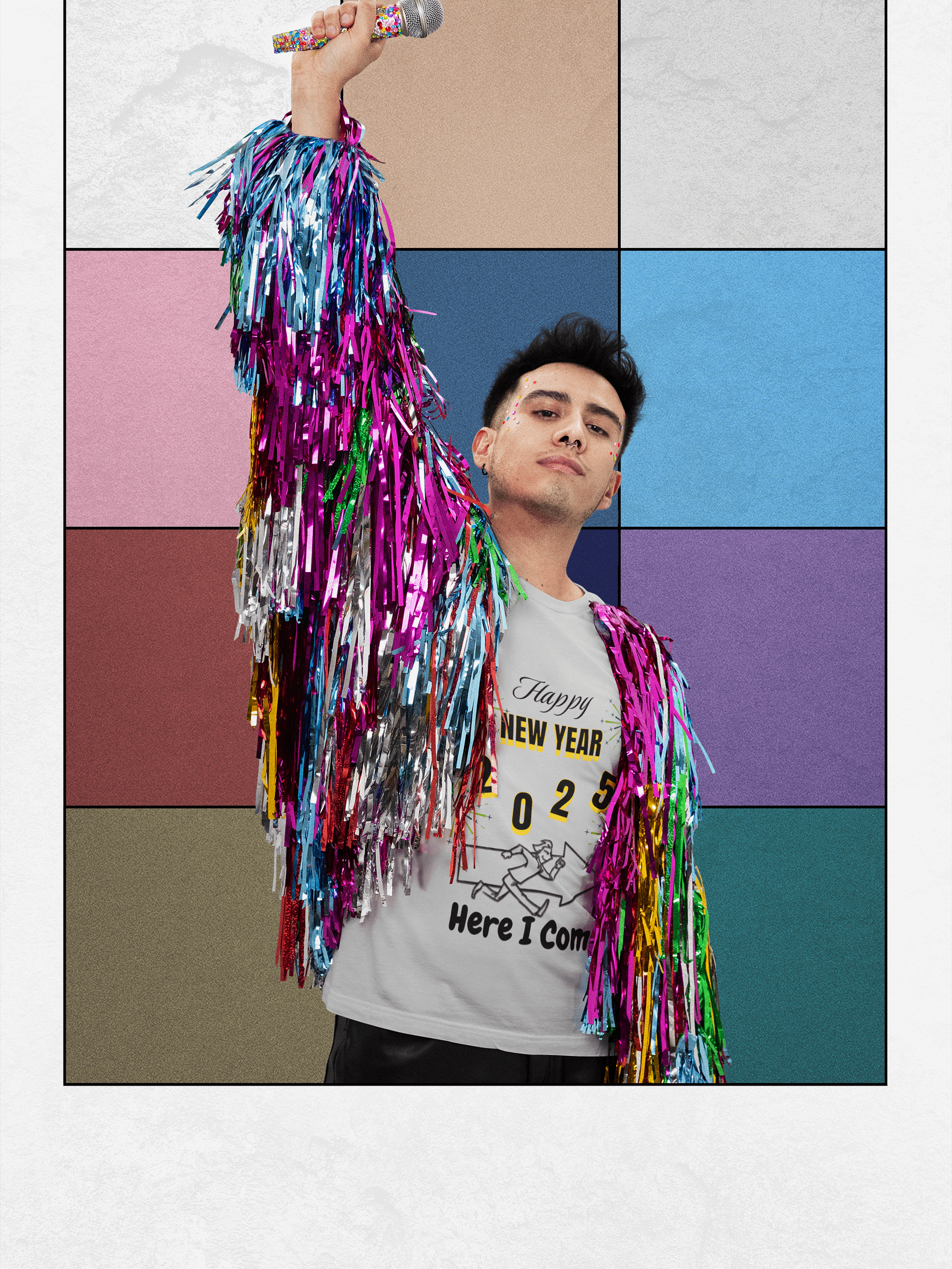 New Year Here I come. Bella-canvas T-shirt product image (1)
