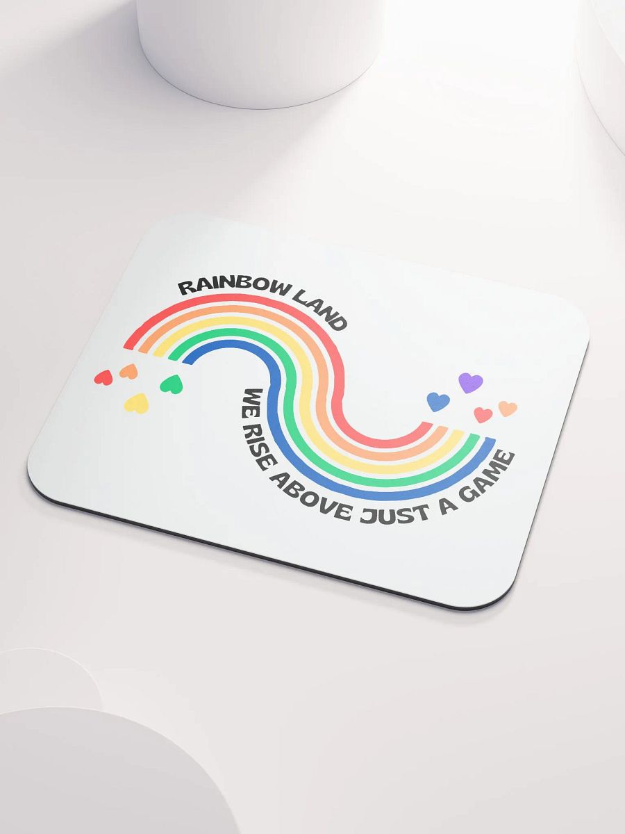 Rainbow Land Mousepad White product image (3)