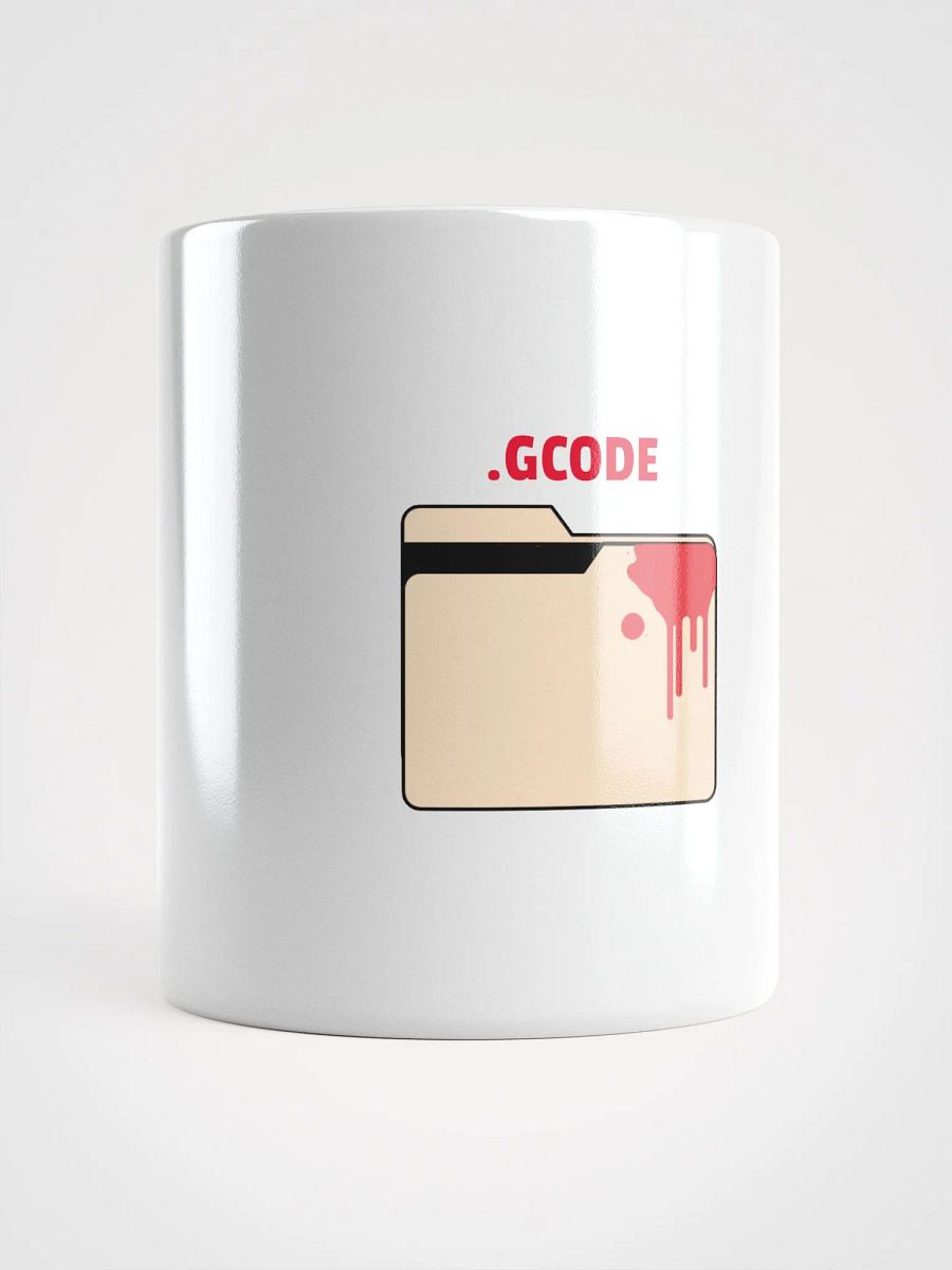 .GCODE White Coffee Mug product image (1)