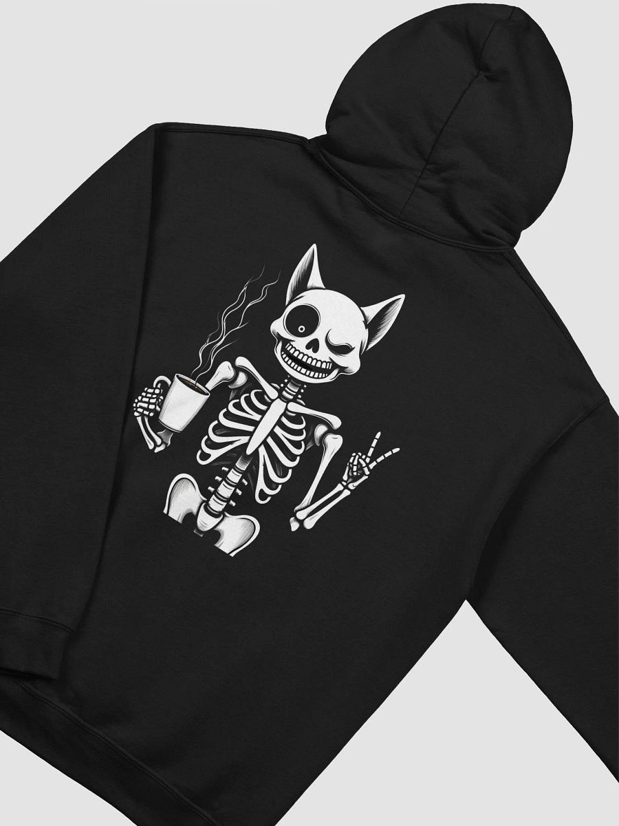 Skeleton Cat Coffee Hoodie product image (3)