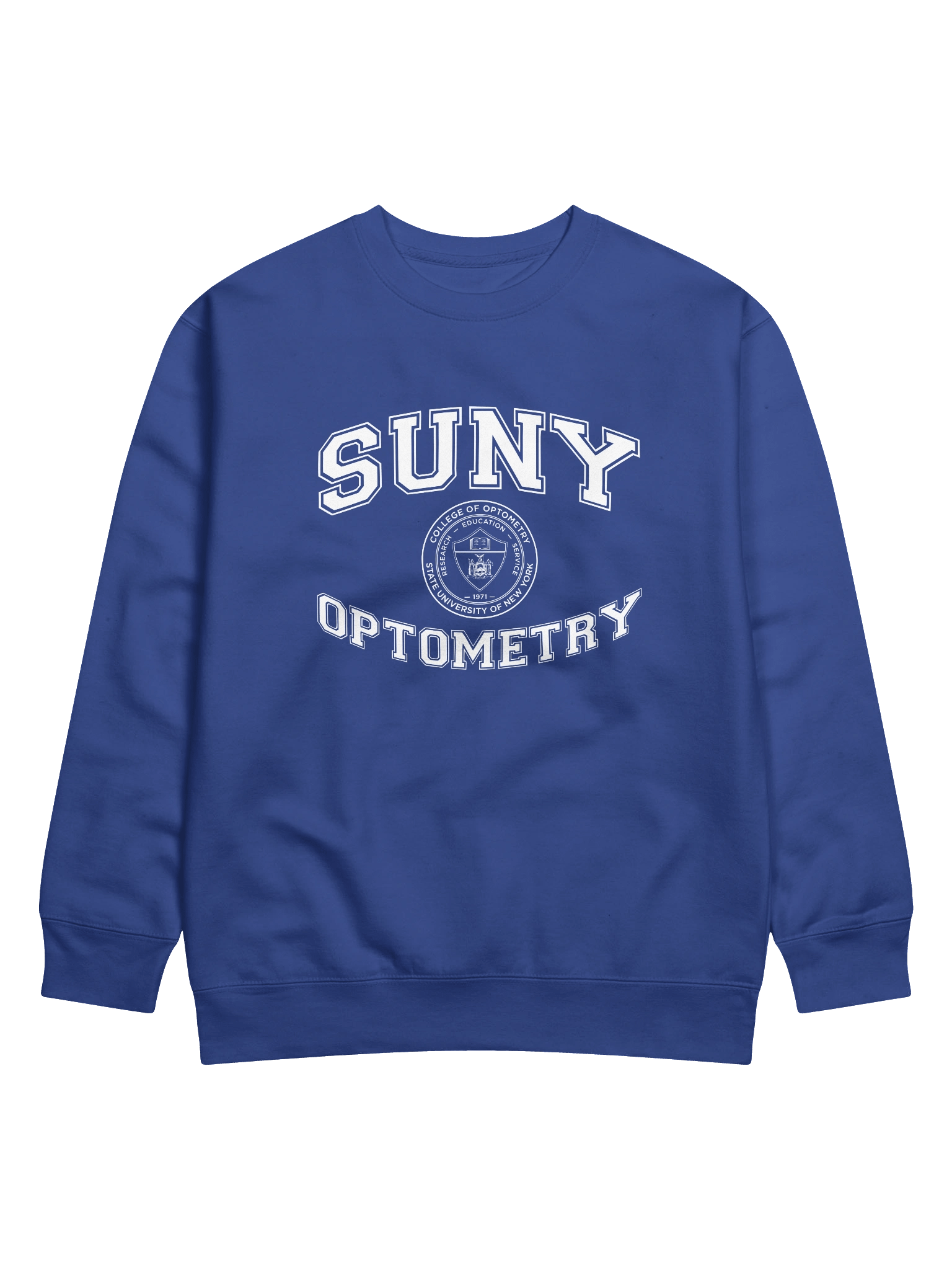 SUNY Optometry - Varsity Crew Sweatshirt product image (2)