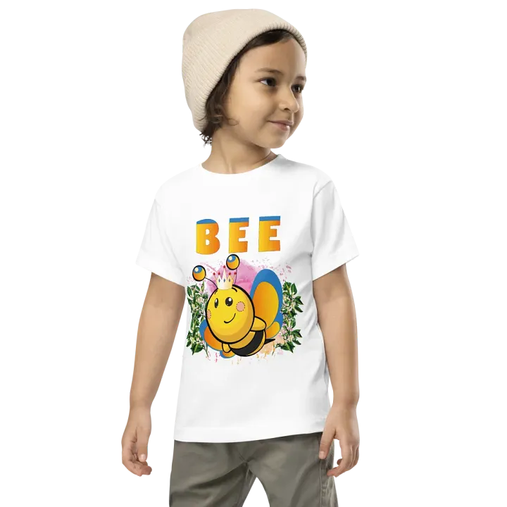 Cute Bee Colorful Lovely T-Shirt – Funny Shirt & Gift for Boys & Girl product image (2)