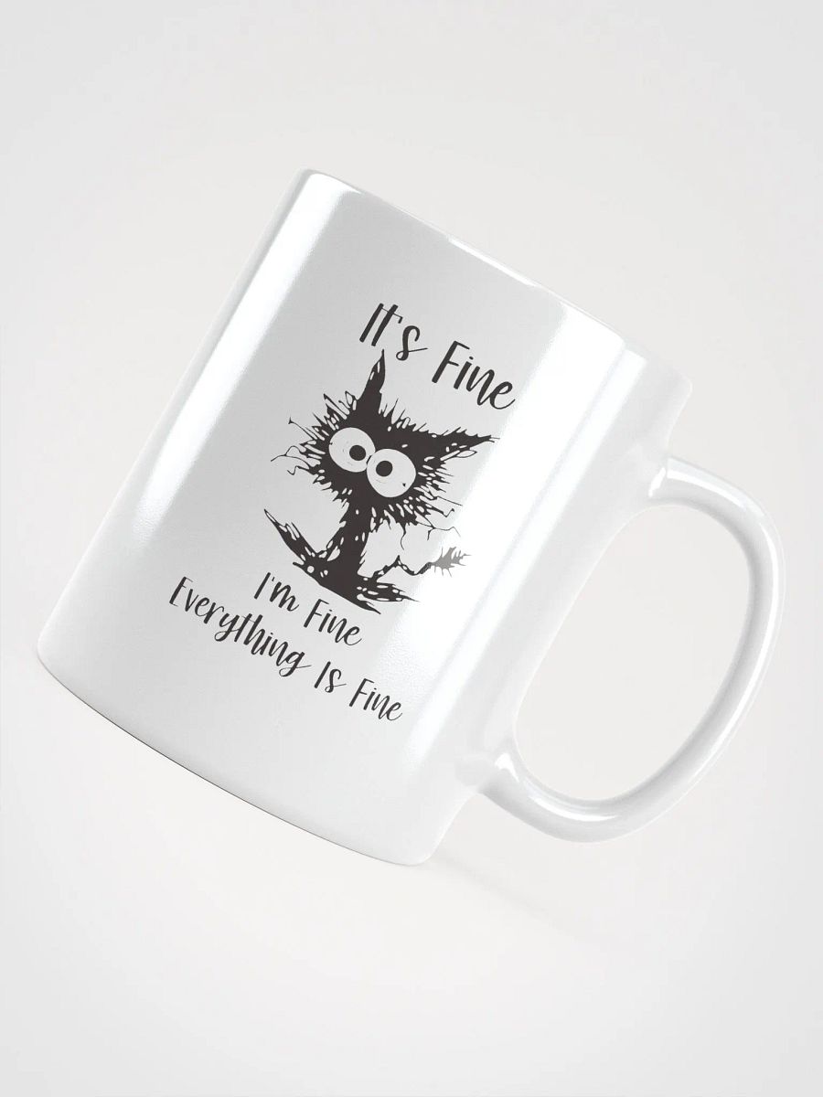 Frazzled Cat 'It's Fine' Mug product image (11)