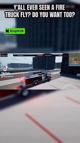 Flying Fire Trucks