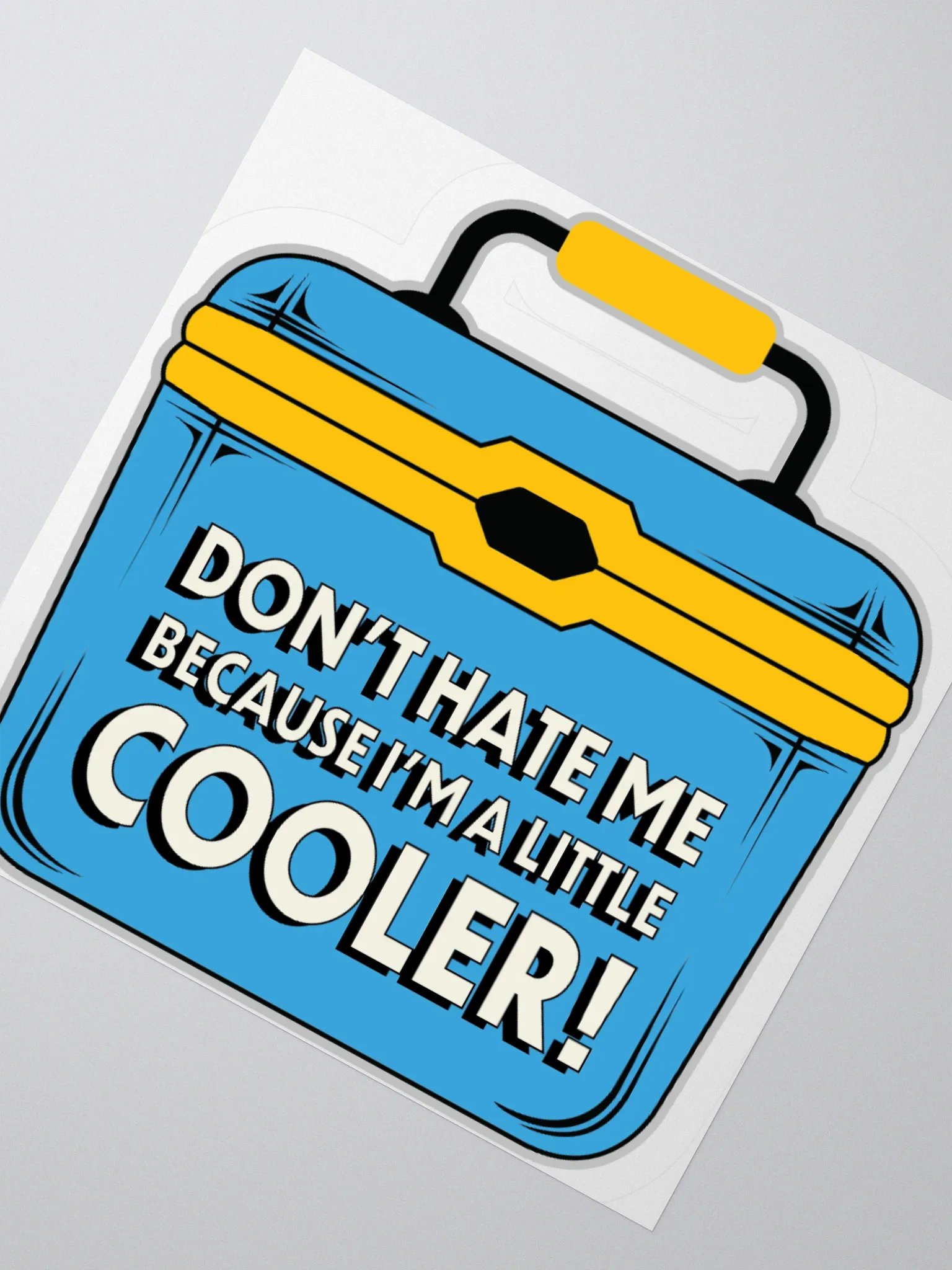 Cooler Vibes Kiss Cut Stickers product image (4)