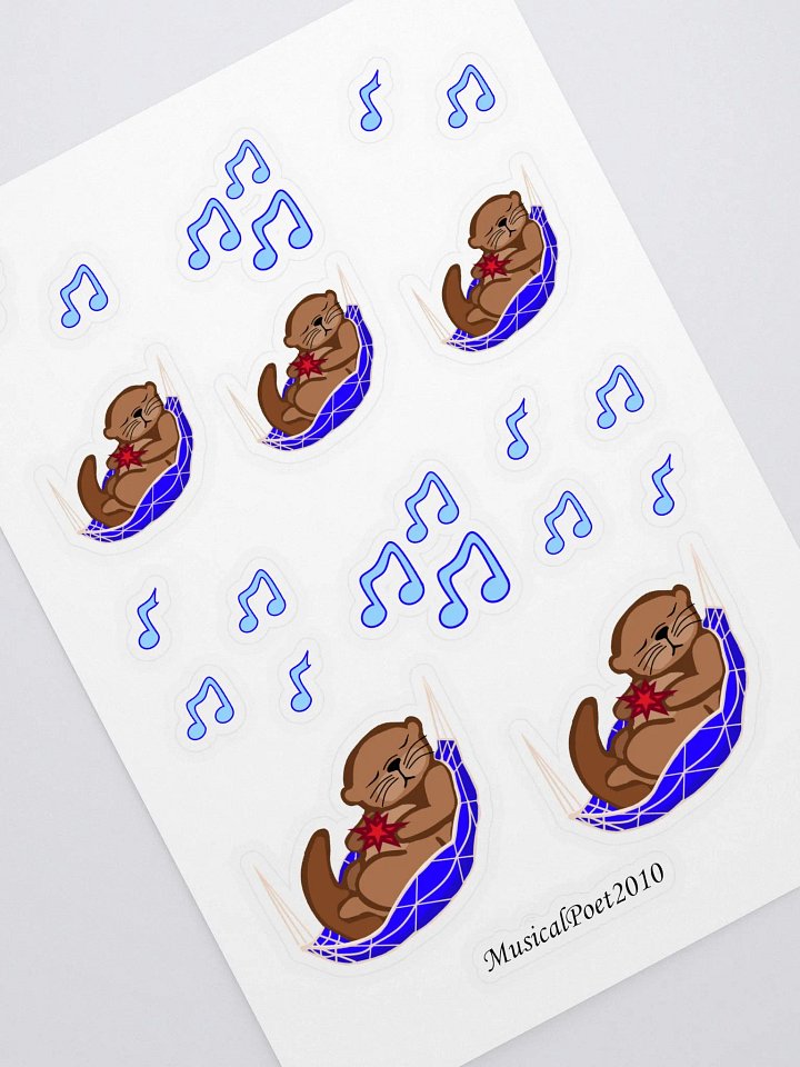 Otterly Exhausted Sticker Set product image (1)