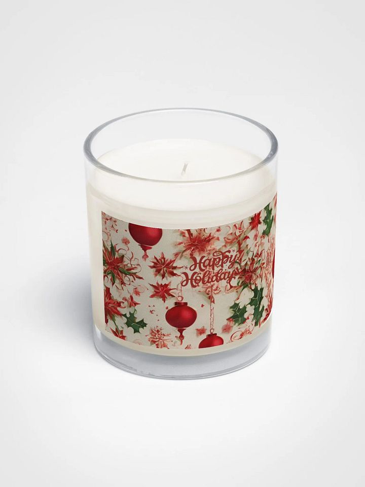 Festive Holiday Soy Wax Candle gift for friends moms colleagues product image (2)