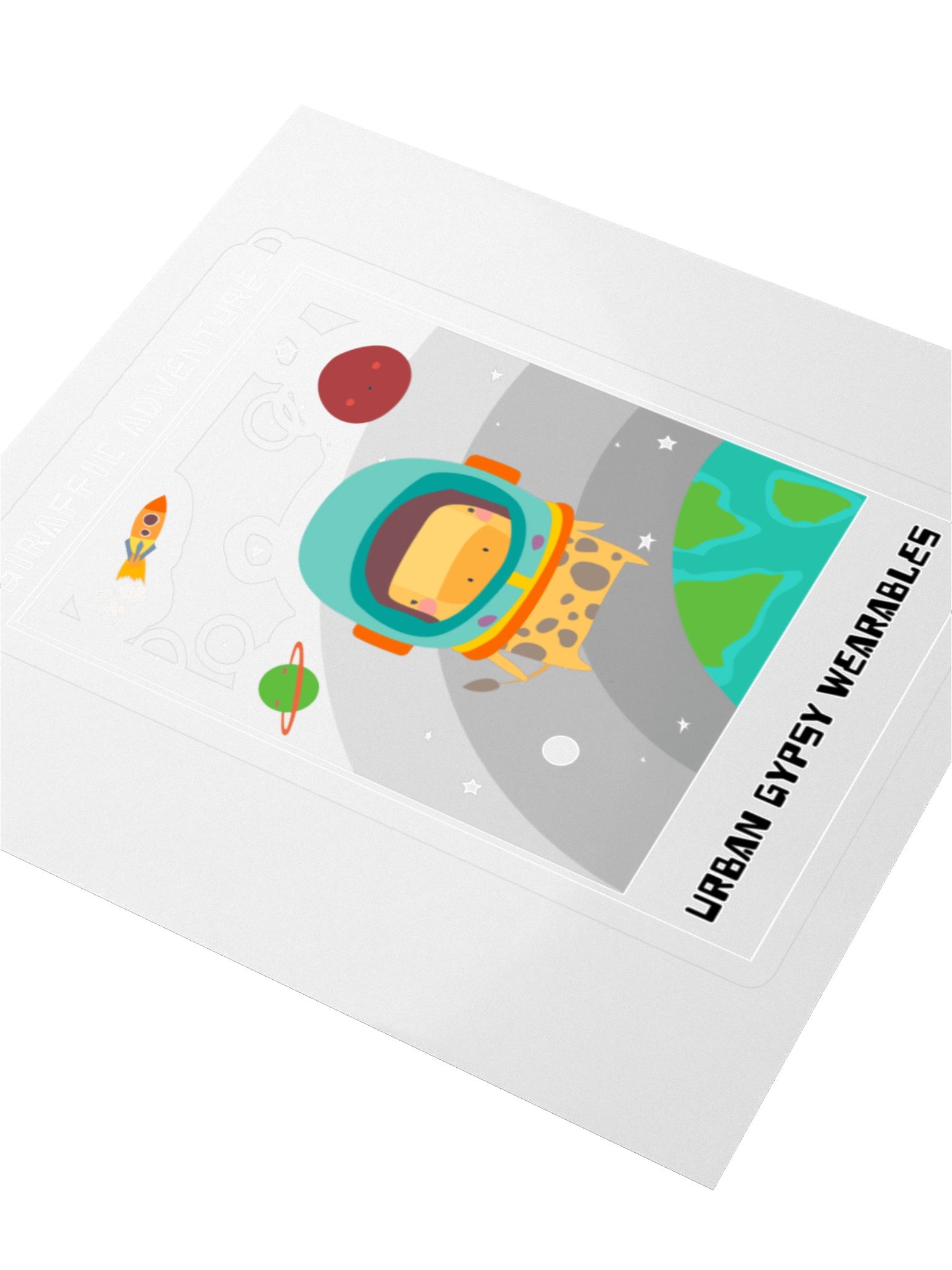 Giraffic Adventure Kiss Cut Stickers product image (3)