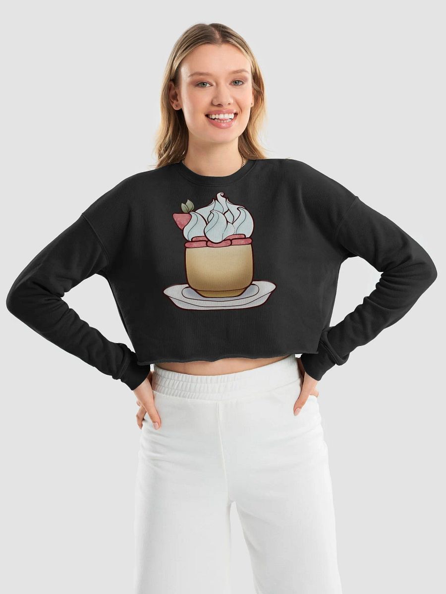Strawberry Shortcake Fleece Sweat Shirt Crop Top product image (9)