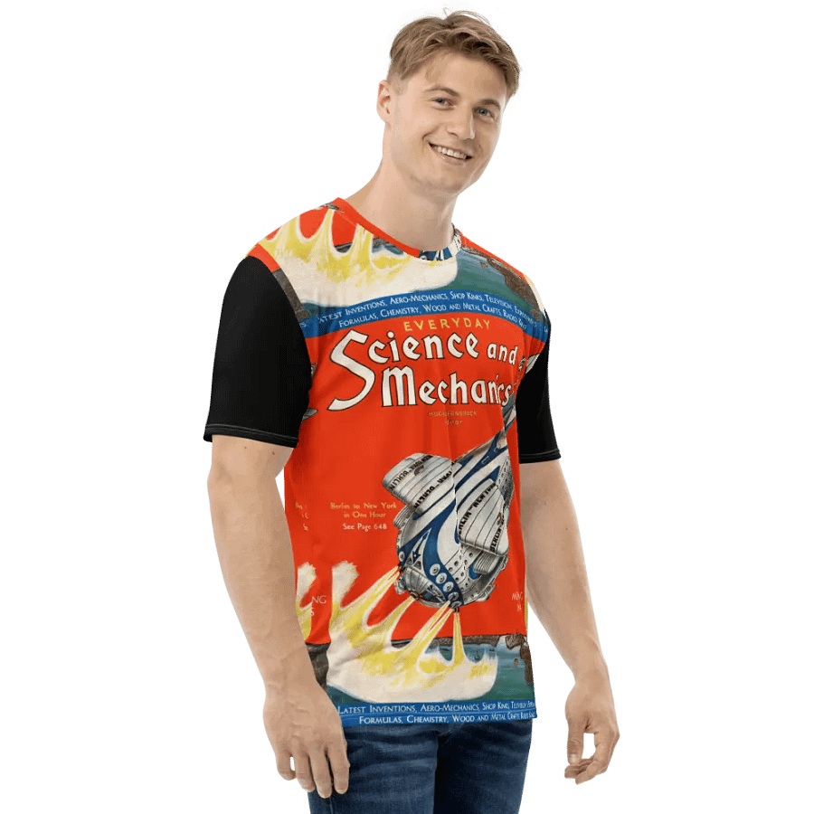'Science and Mechanics' Vintage All-Over Print Tee product image (6)