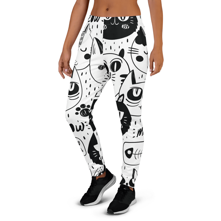 Women's Joggers Abstract Cat product image (3)