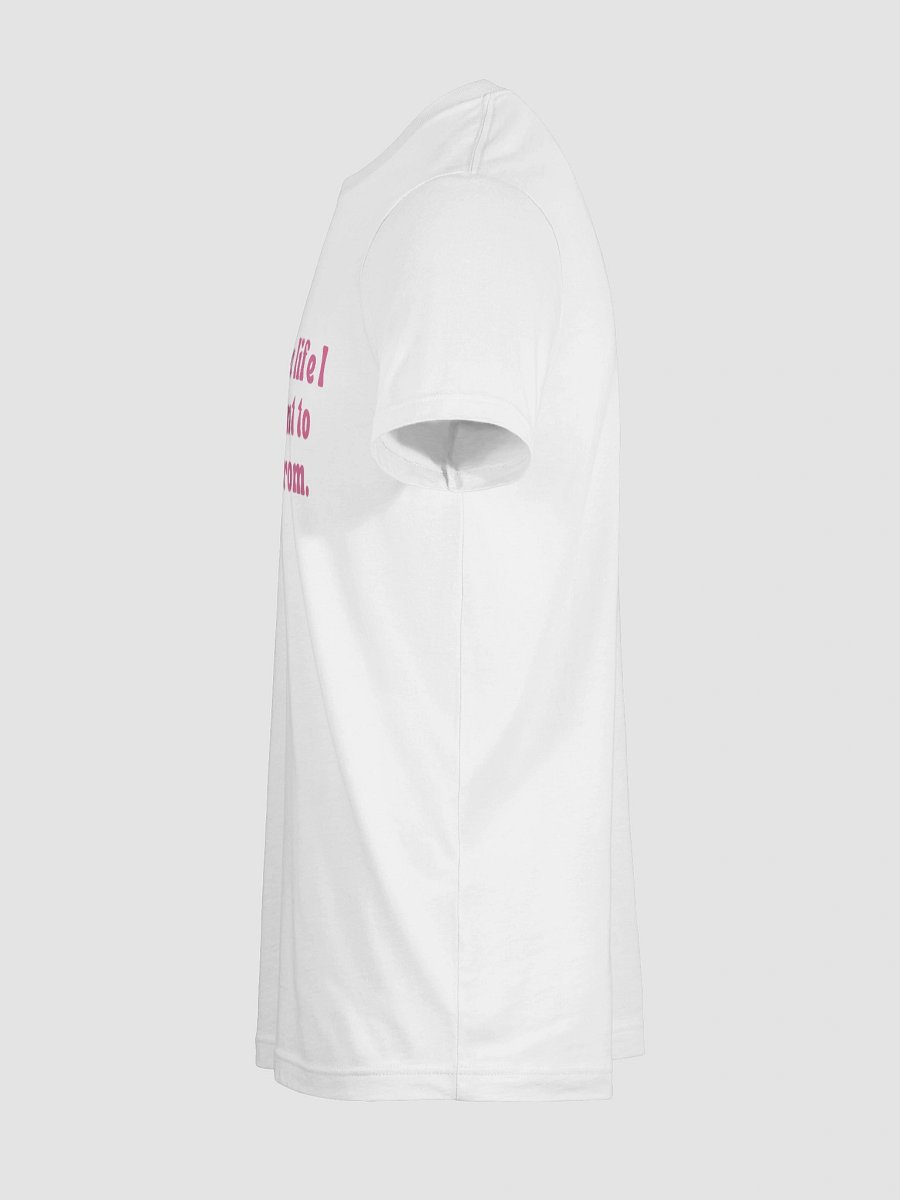 Building a Life I Don’t Want to Escape From – Aesthetic White Bella+Canvas T-Shirt product image (11)
