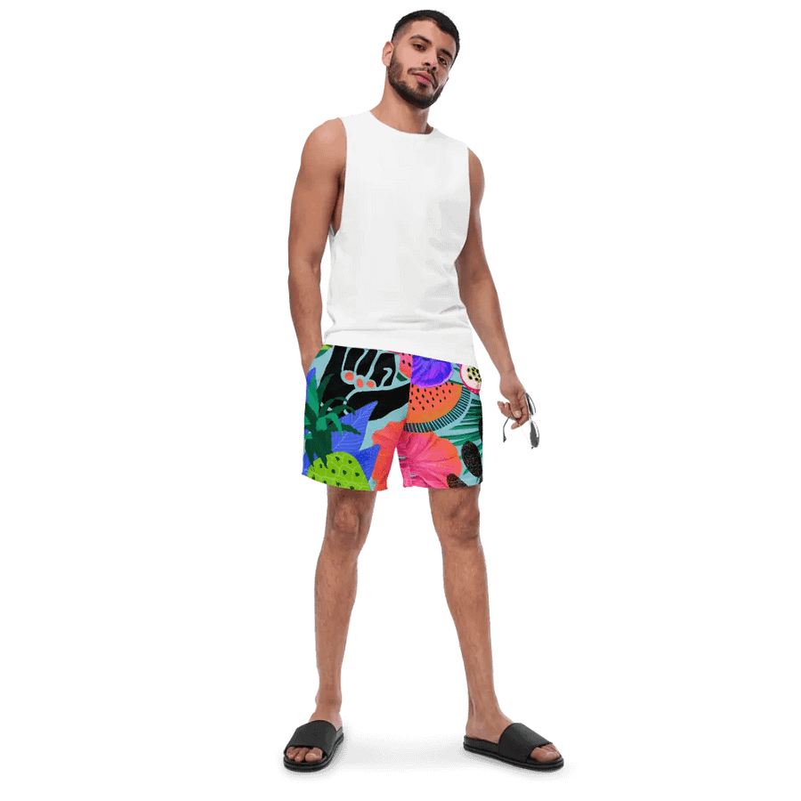 Tropical Fusion All-Over Swim Trunks product image (1)