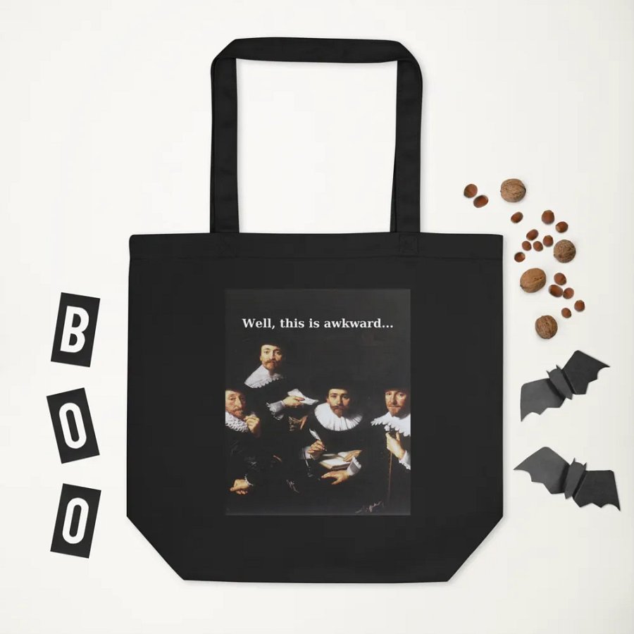 Awkward Encounter Tote Bag product image (6)