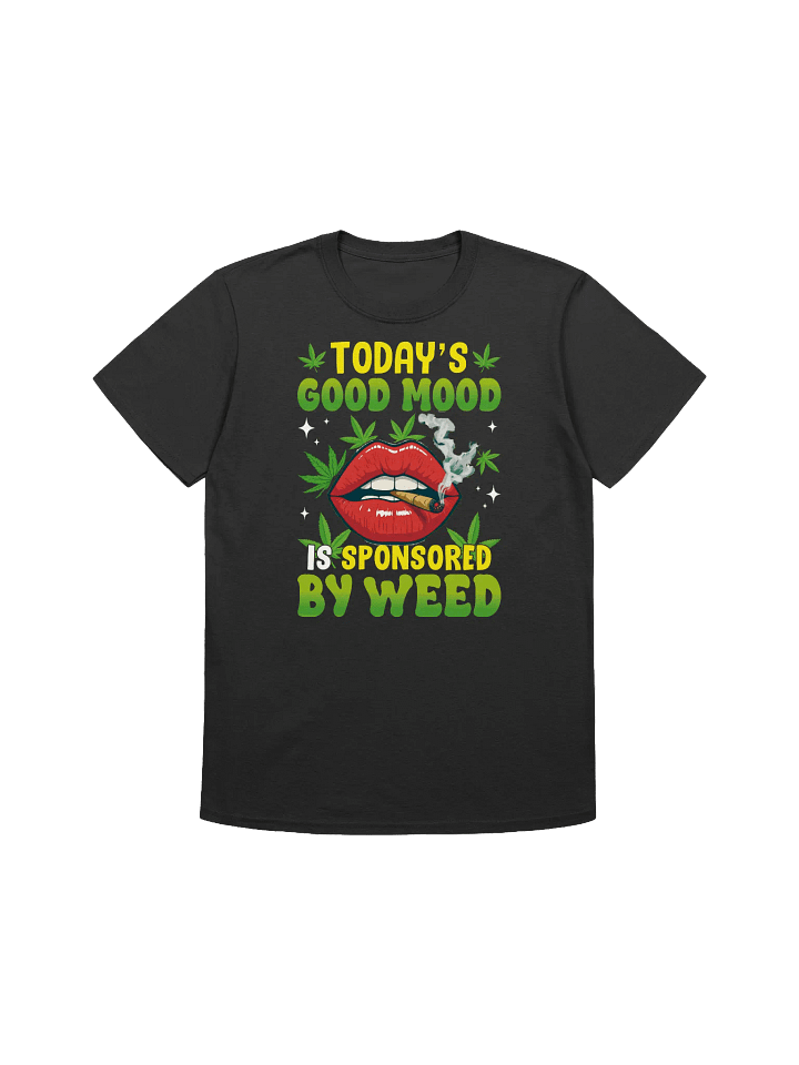 420 Weed-Good Mood Sponsored by Weed-Funny Cannabis Art T-Shirt product image (4)