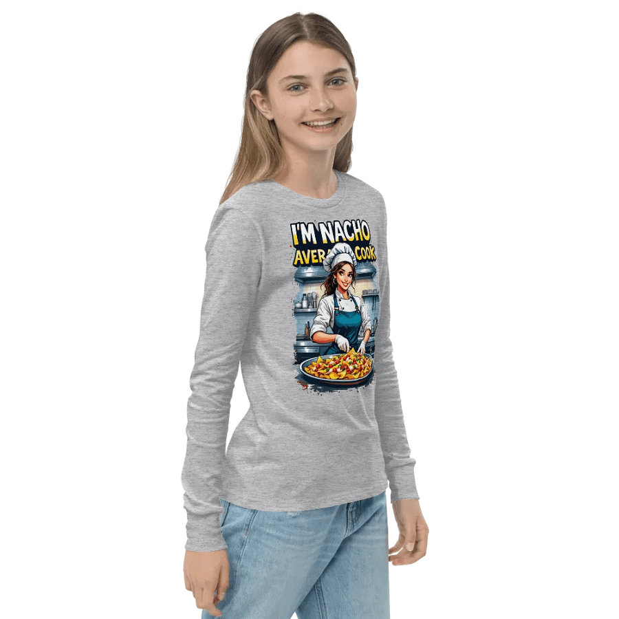 Nacho Average Cook Youth Long Sleeve T-Shirt product image (17)