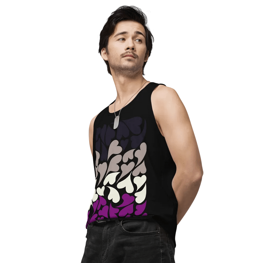 Nestled PRIDE Asexual Tank Top product image (7)