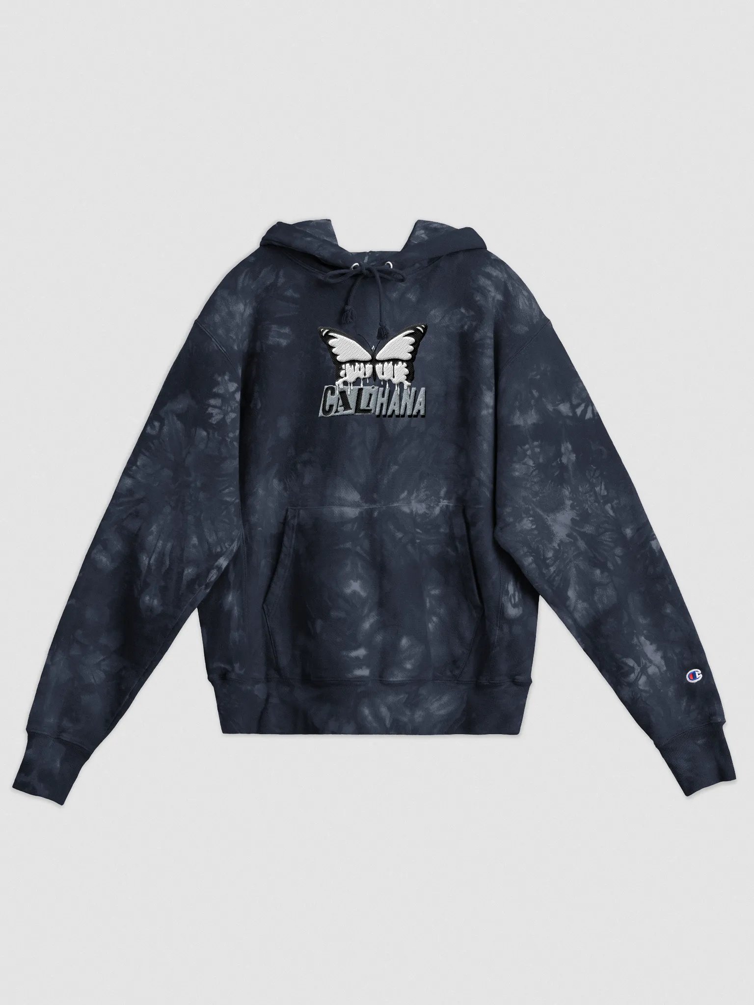 WB x Calihana Tie-Dye Hoodie (B&W) product image (1)