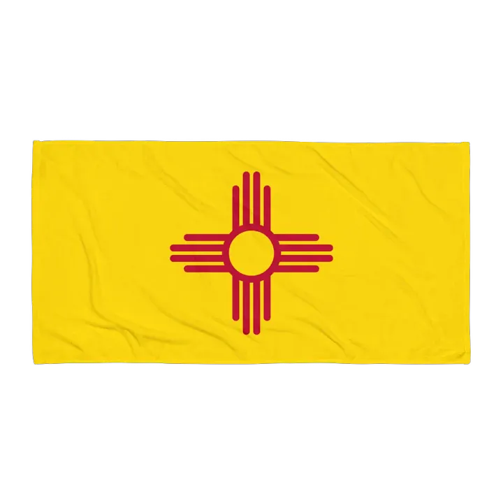 "New Mexico" Zia Sun Symbol Towel product image (1)