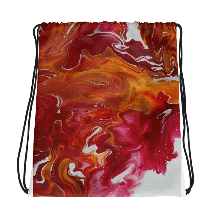Vibrant Swirls All-Over Drawstring Bag product image (1)