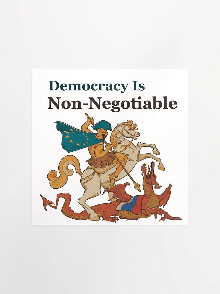 Democracy Is Non-Negotiable Poster product image (4)
