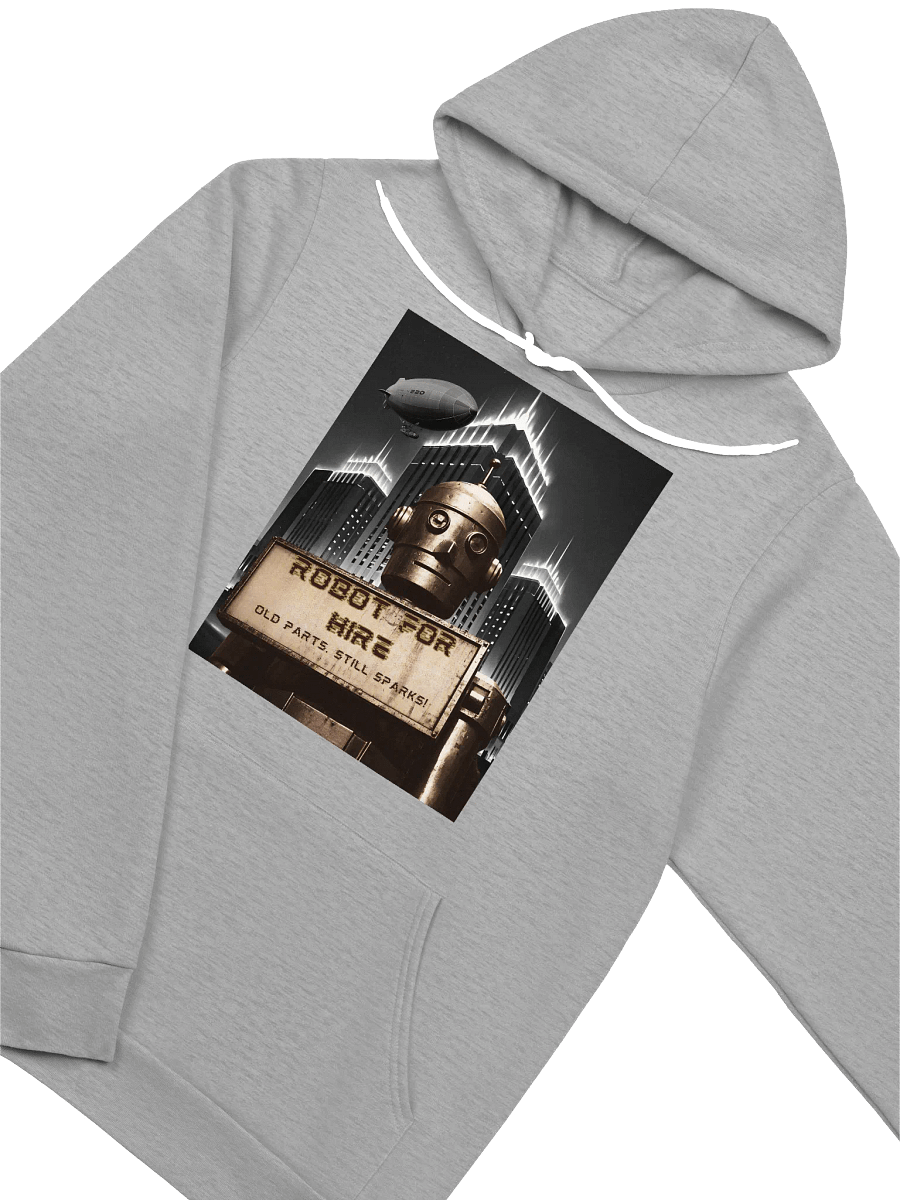 Robot For Hire - Art Deco Hoodie - Vintage Sci-Fi Style product image (15)