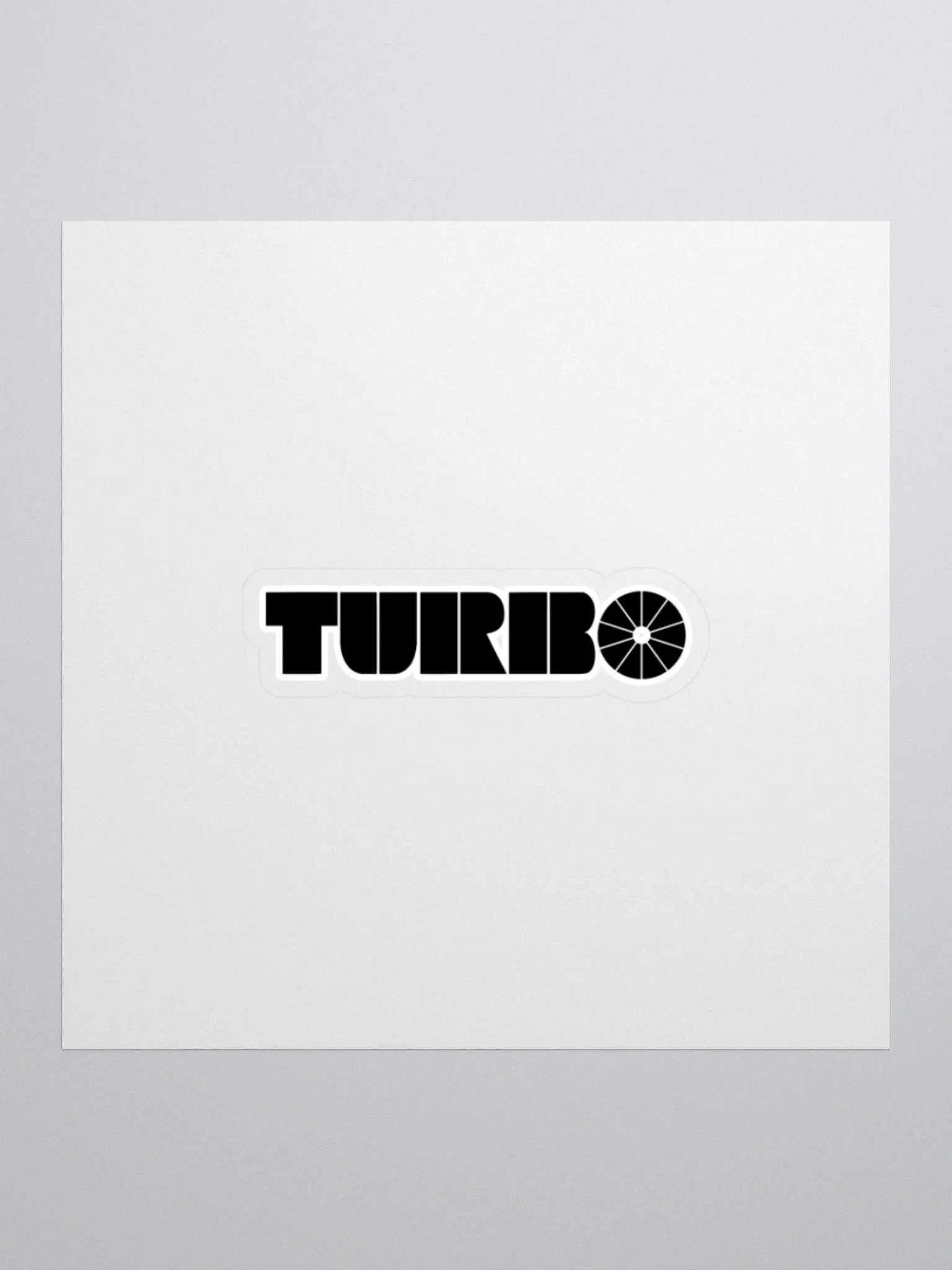 TURBO Wheel Kiss Cut Stickers product image (1)