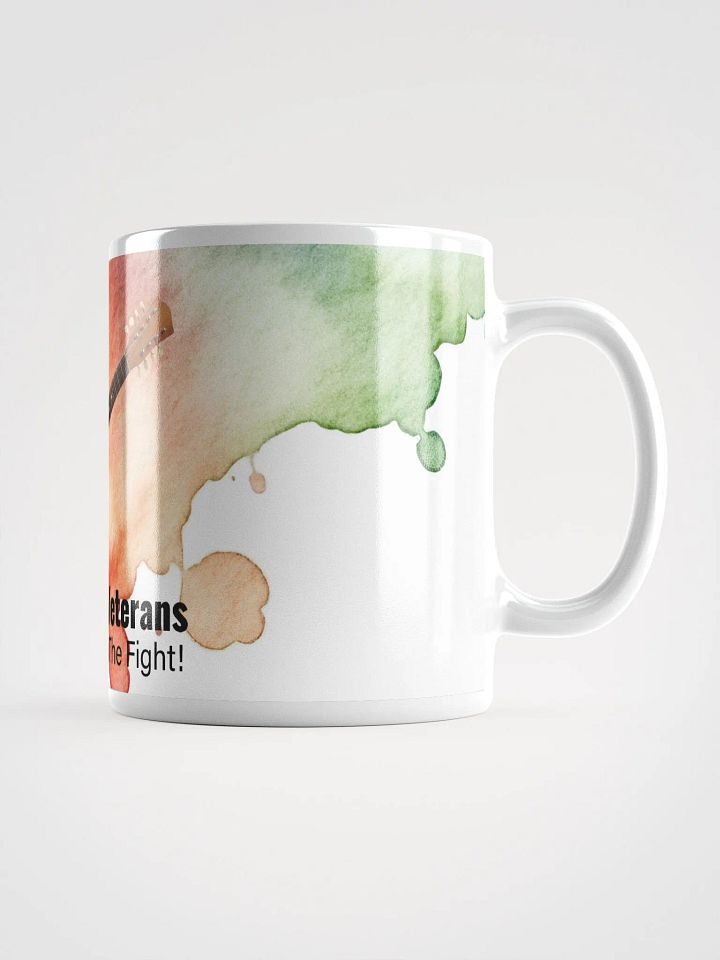 Banjos For Veterans (B4V) Artwork White Glossy Mug product image (1)