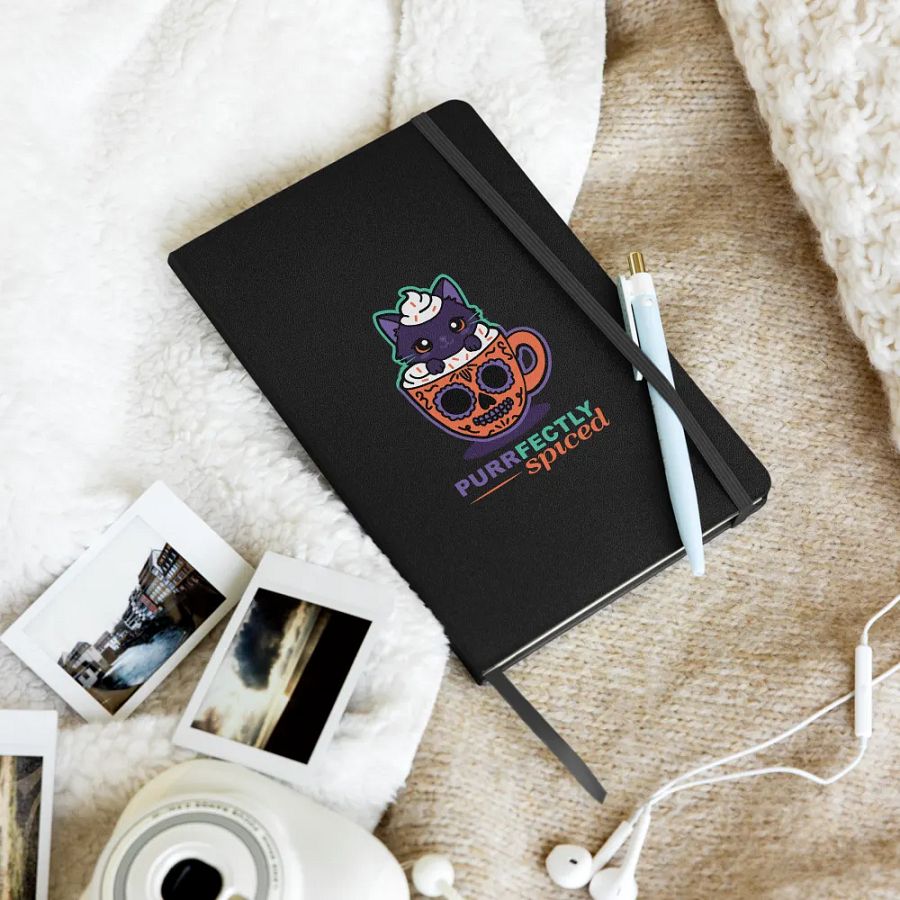 Purrfectly Spiced Hardcover Bound Lined Notebook product image (8)