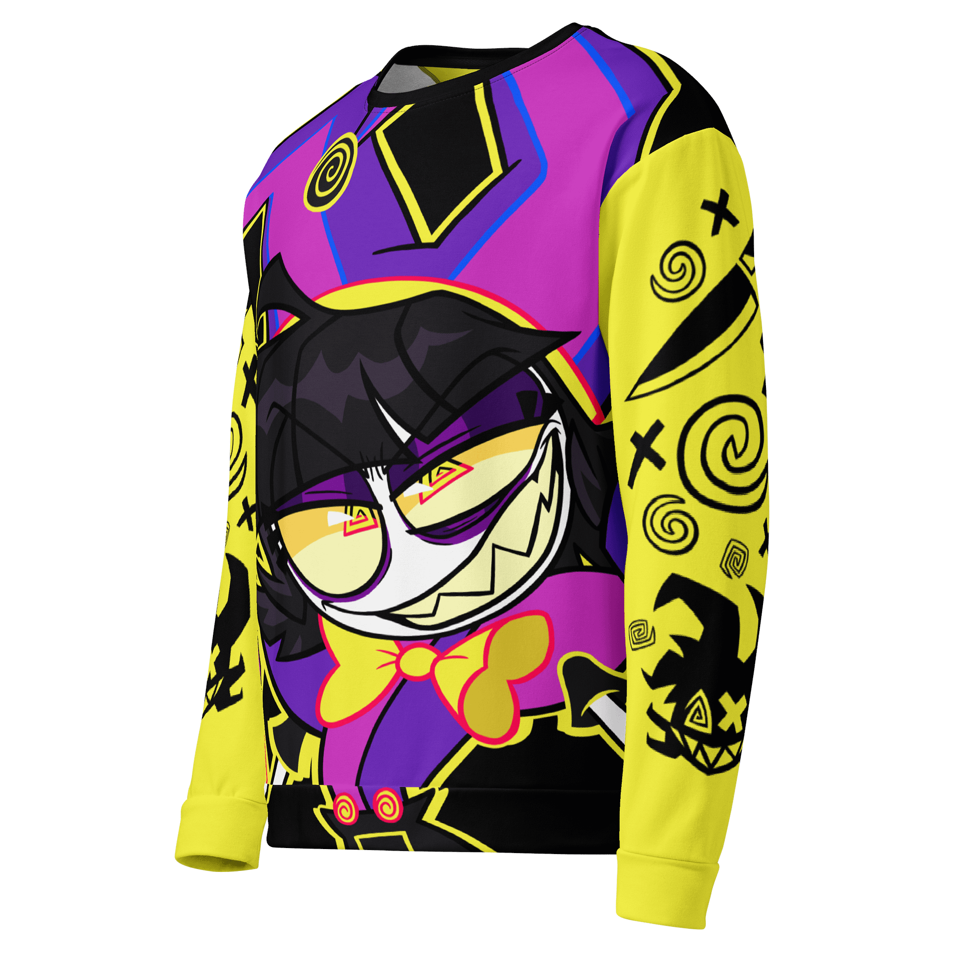 A Little Bit Bad - POX All Over Longsleeve! (Black/Yellow) product image (3)