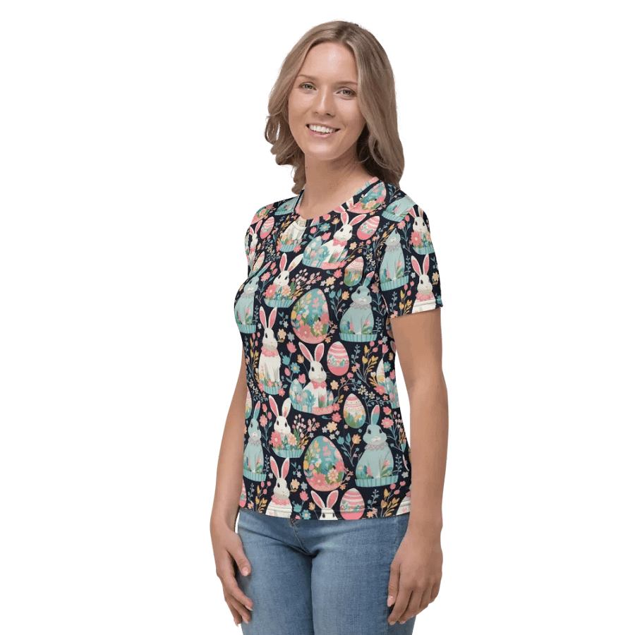 Easter Pattern All Over Print T-shirt product image (5)