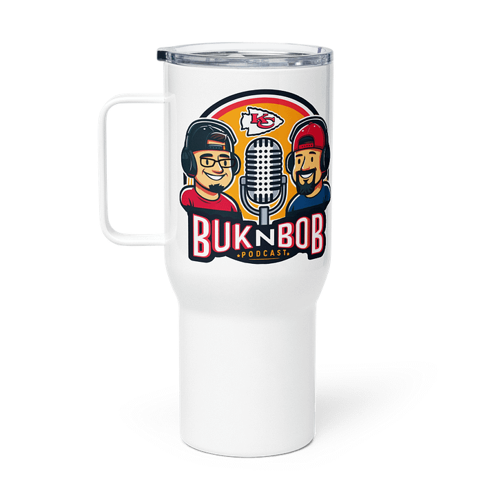 Buk N Bob Football Podcast Travel Mug product image (1)