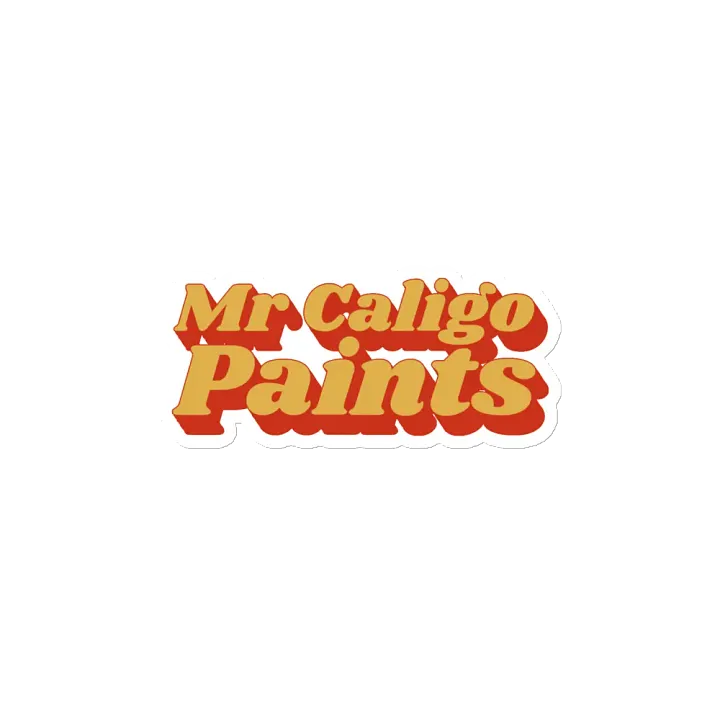Mr Caligo Paints - Die-Cut Magnet product image (2)