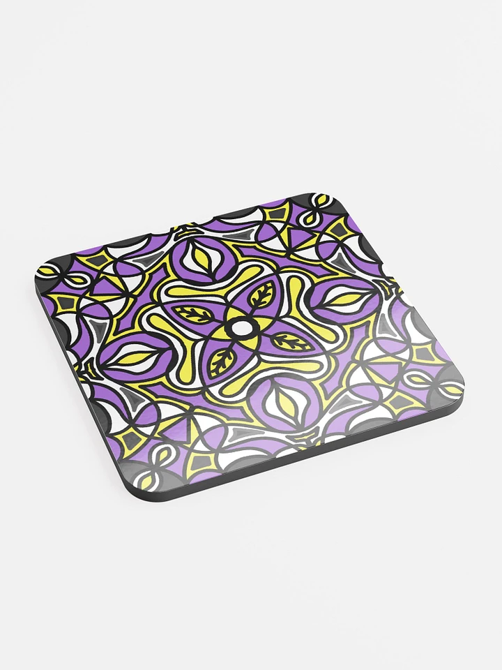 Non-Binary Abstract Coaster product image (2)