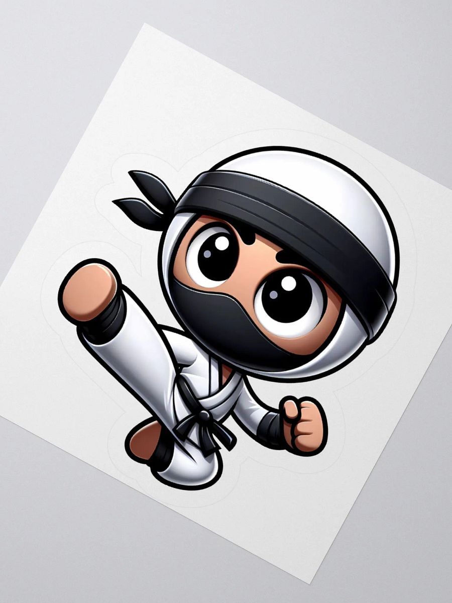 Cute Ninja Sticker v2 product image (5)