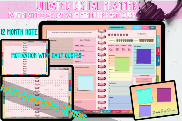 365 Day Planner | Goodnotes Ready | Clickable Links product image (2)