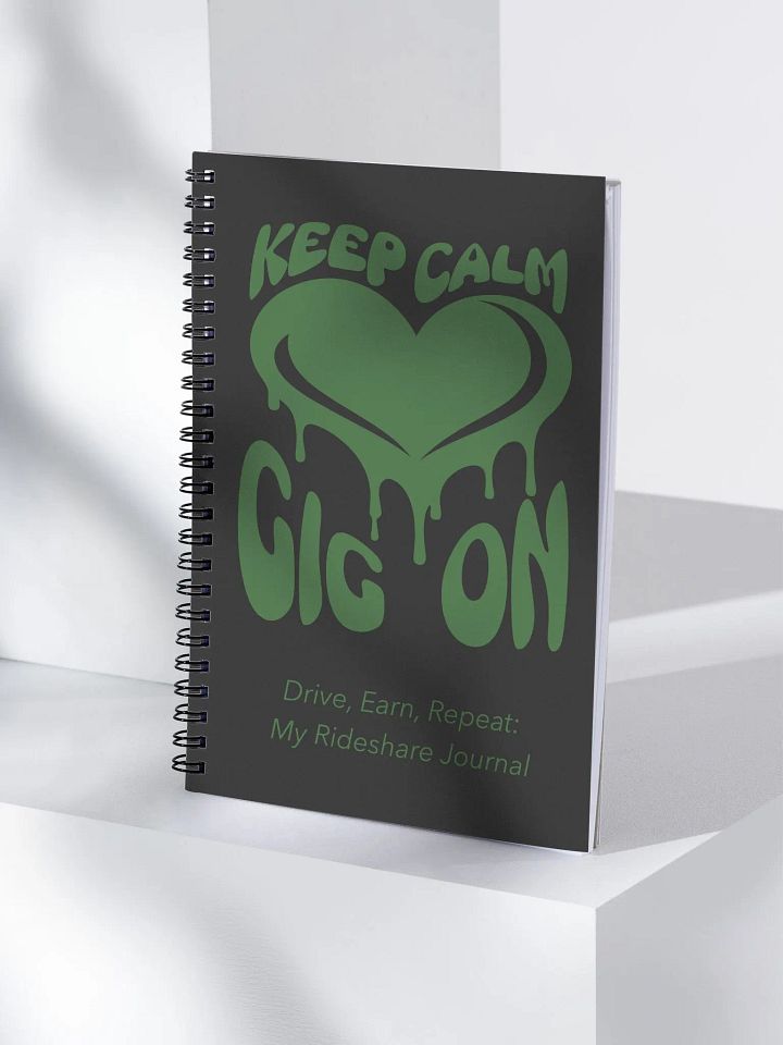 Keep Calm, Gig On Spiral Notebook Journal product image (1)