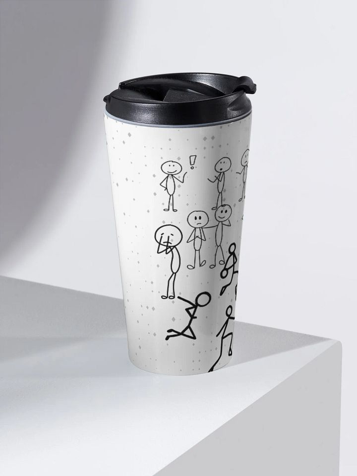 sip n Paint design Stainless Steel Travel Mug for artisits ladies and gents moms dads product image (2)